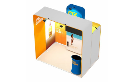 2x3-1B Suncare Products Exhibition stand