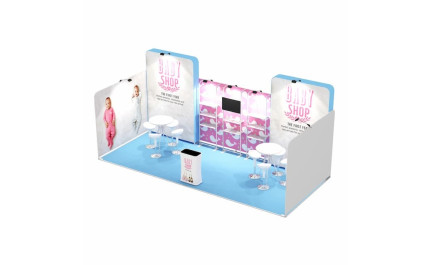 3x7-1B Baby Clothing Exhibition stand