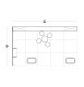 3x5-2D Food Products Exhibition stand - Floorplan